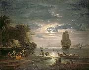 Claude-joseph Vernet Claude Joseph - The Night oil painting reproduction